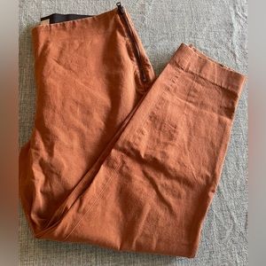 Everlane Womens 14 Curvy Work Pant Regular- Cocoa Brown